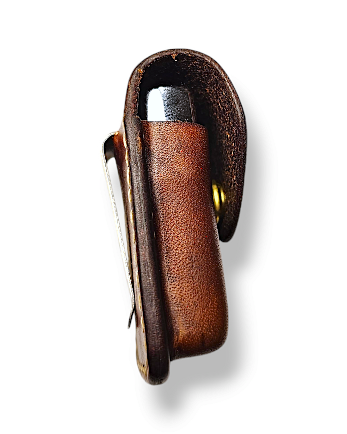 Zippo Ledertasche Handnaht