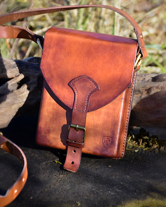 Umhängetasche "Birmingham" Farbe Cognac