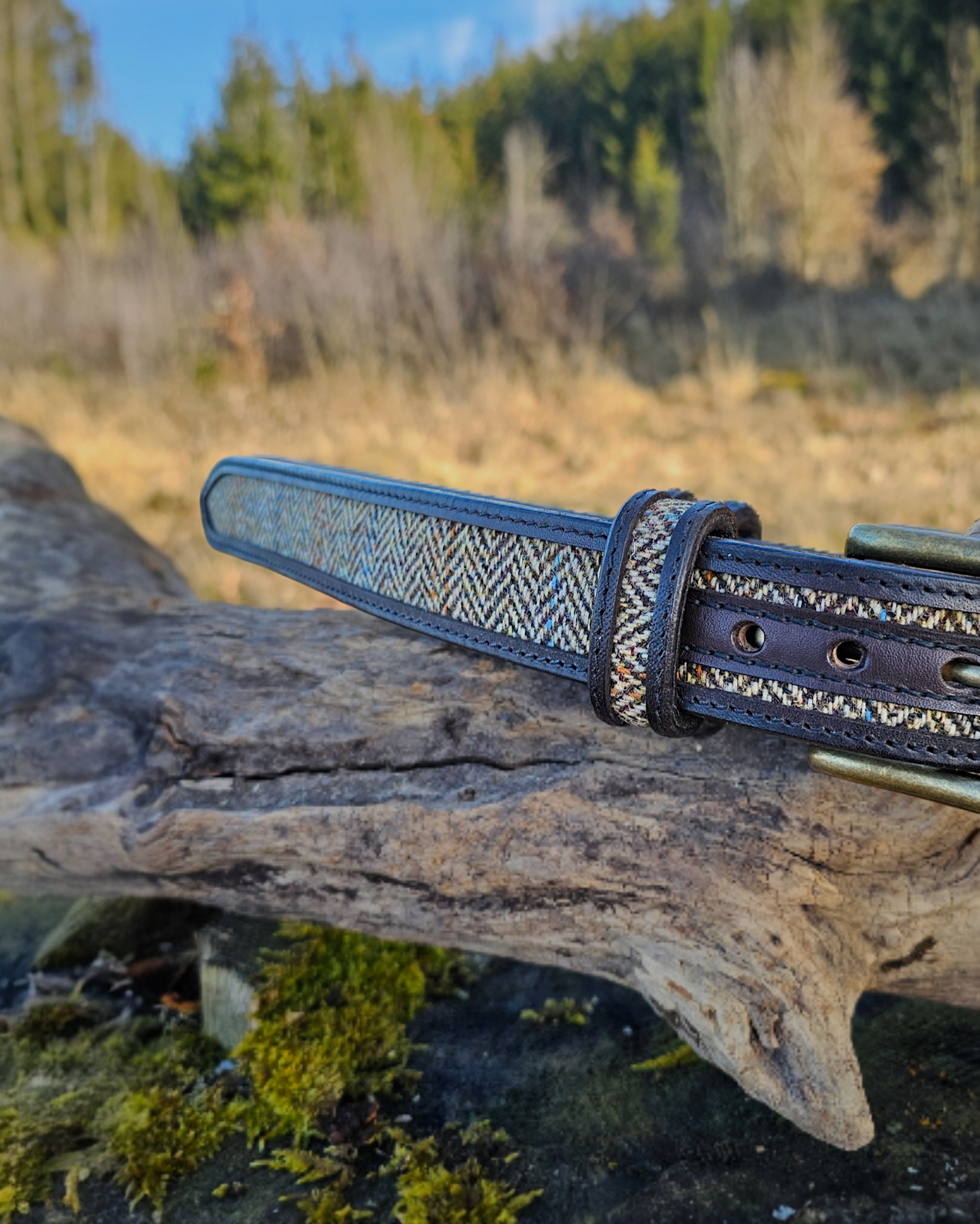 Gürtel "Harris" mit Harris Tweed