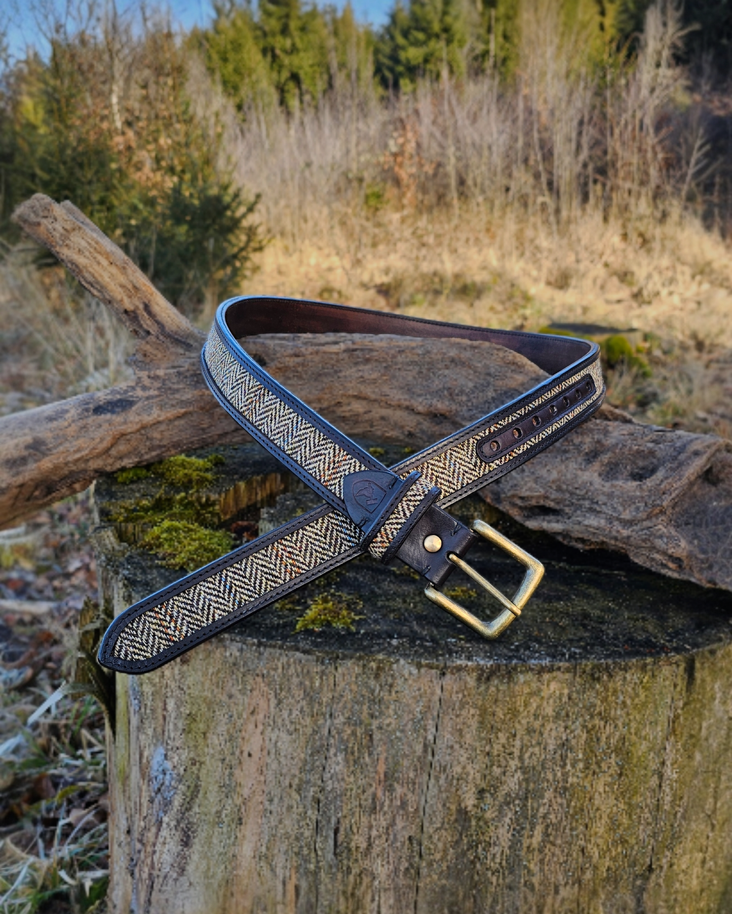 Gürtel "Harris" mit Harris Tweed