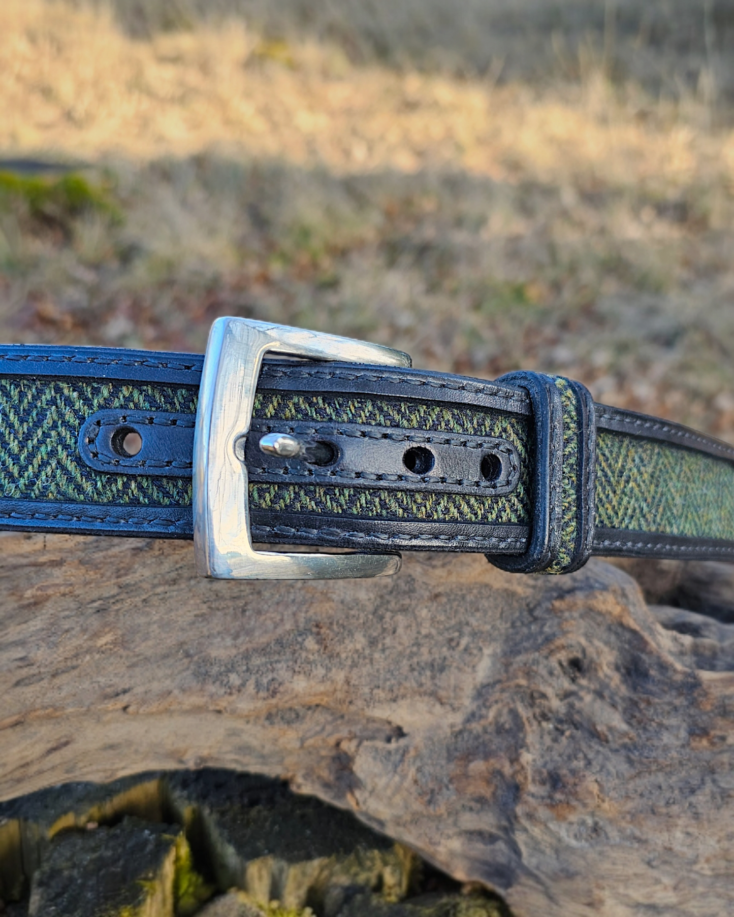 Gürtel "Tweed" mit Harris Tweed