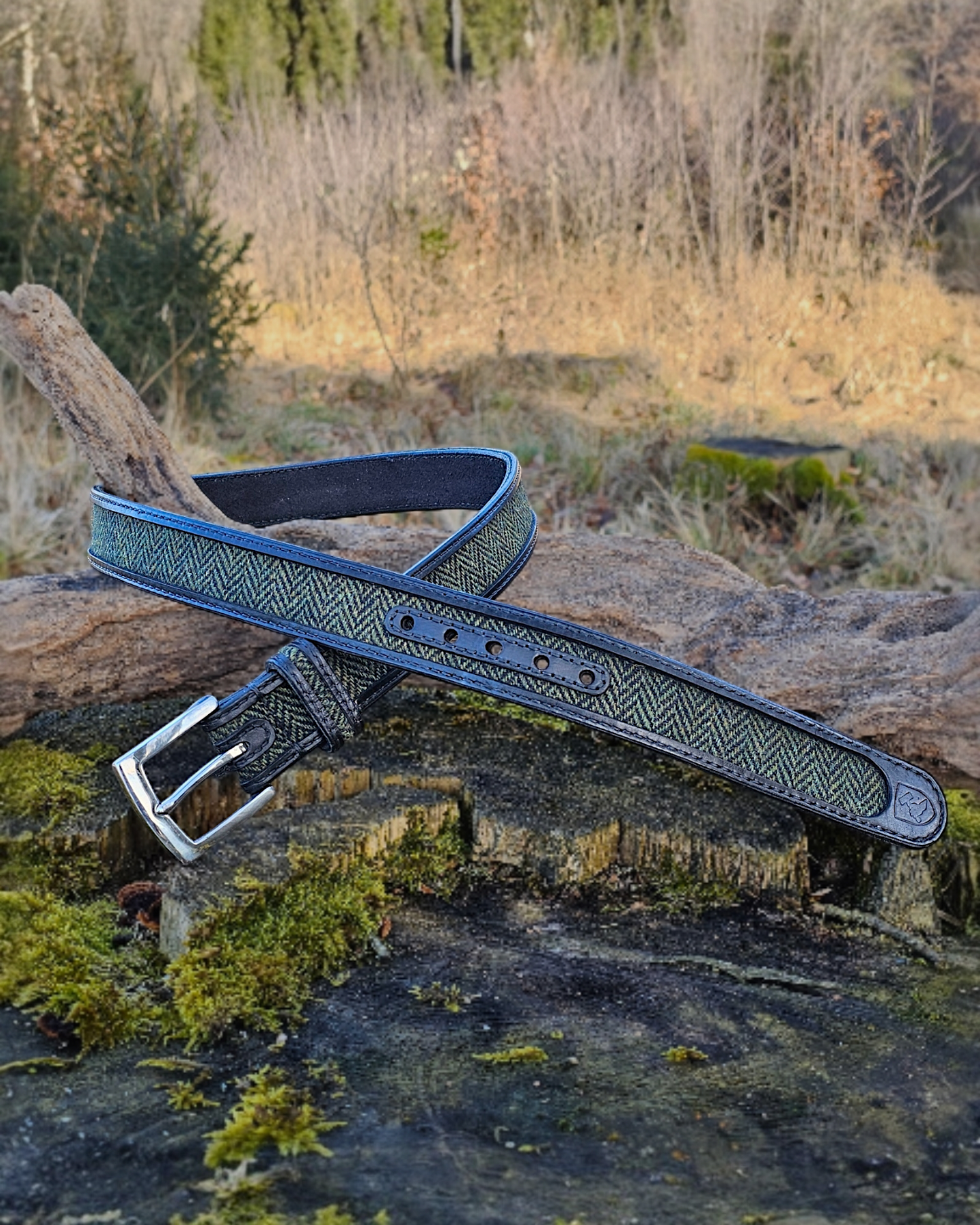 Gürtel "Tweed" mit Harris Tweed
