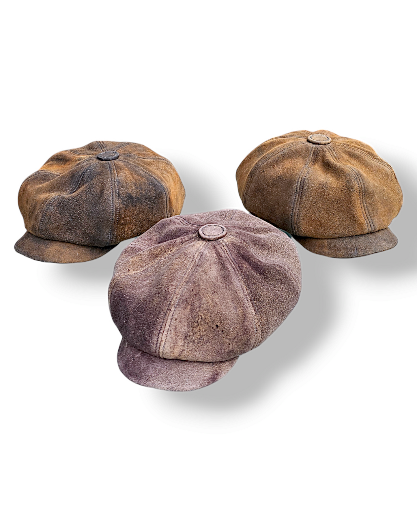 Newsboy Cap aus Hirschleder