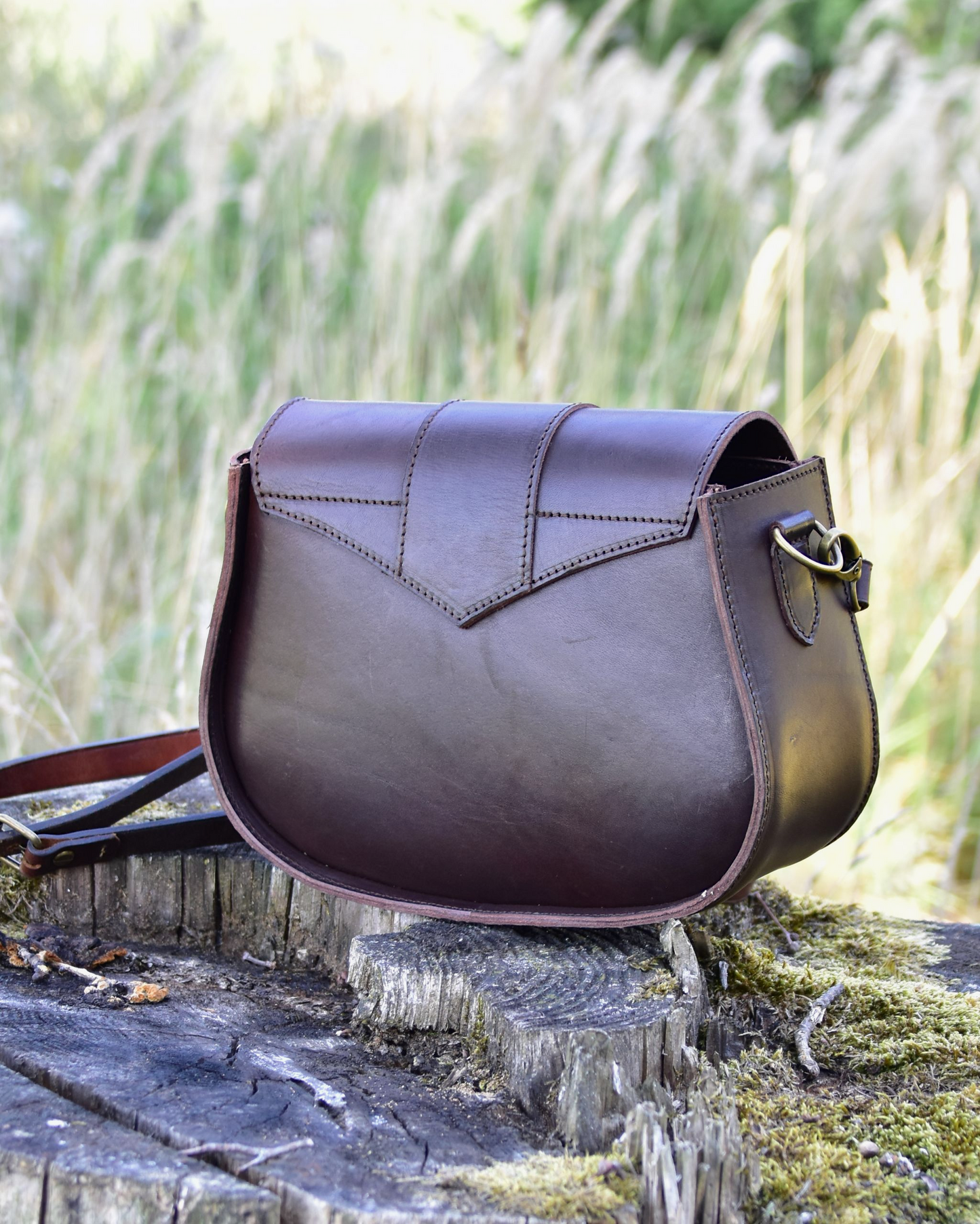 Umhängetasche mit Harris Tweed