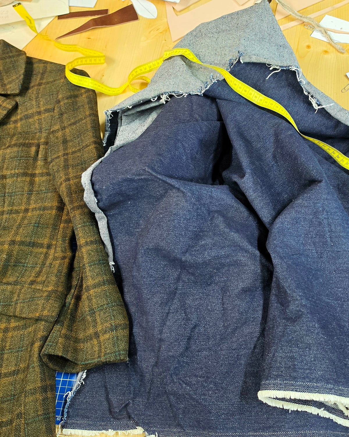Herrenweste "Tweed & Denim" UNIKAT
