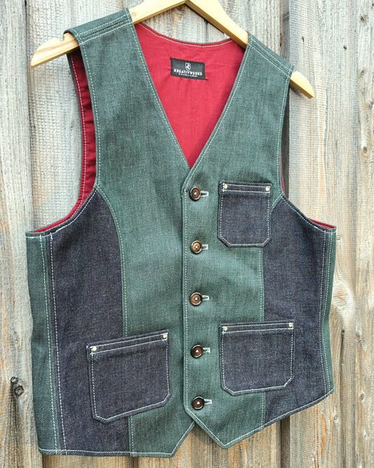 Herrenweste "Forrest Green"