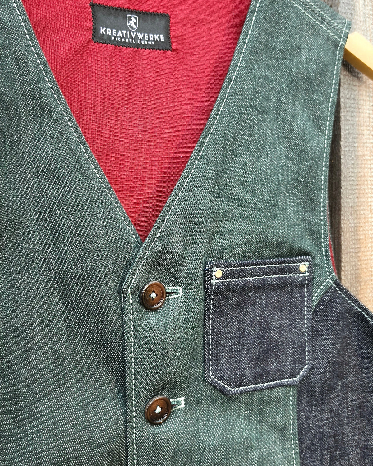 Gilet pour homme "Forrest Green"