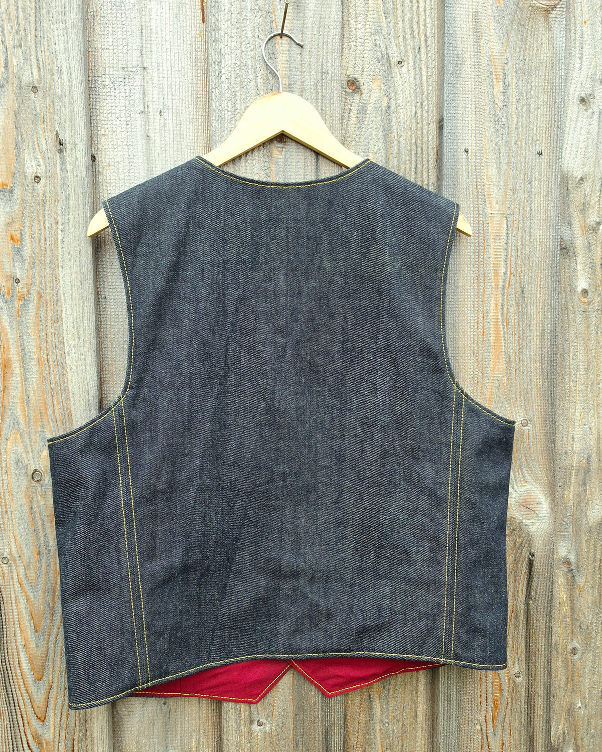 Gilet pour homme en toile cirée
