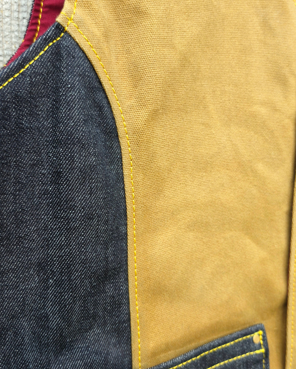 Gilet pour homme en toile cirée