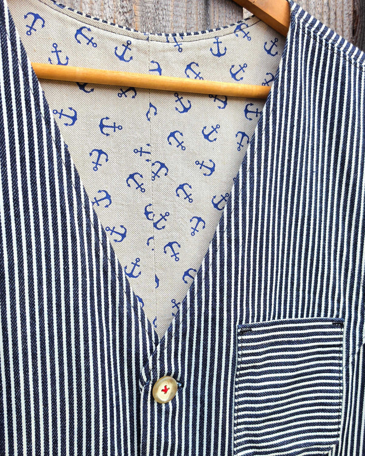 Gilet pour homme "Hickory Stripe"