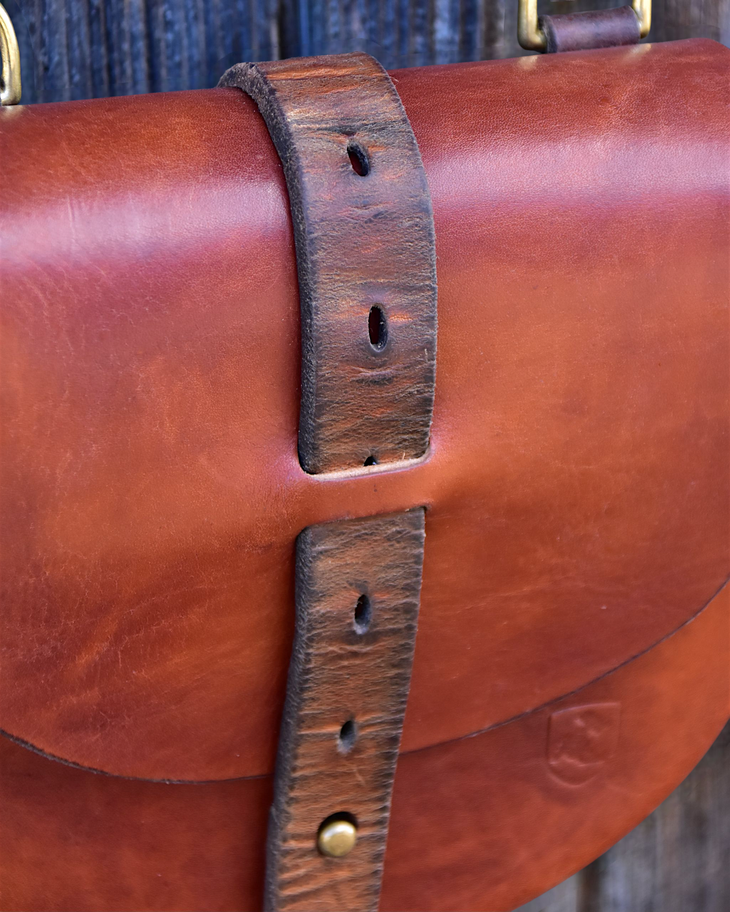 Umhängetasche "Hunter" Farbe Cognac