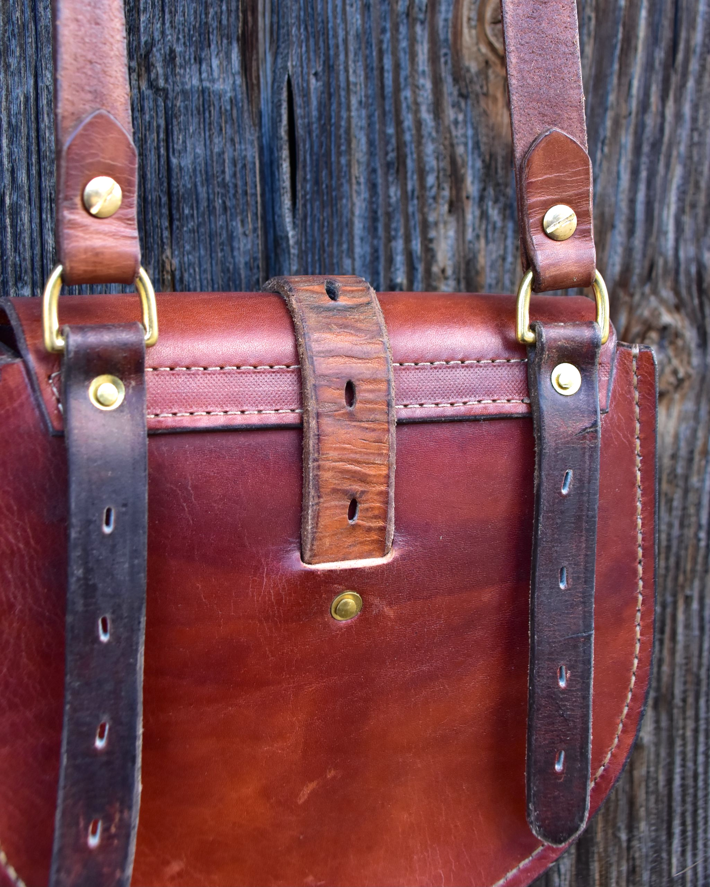 Umhängetasche "Hunter" Farbe Cognac