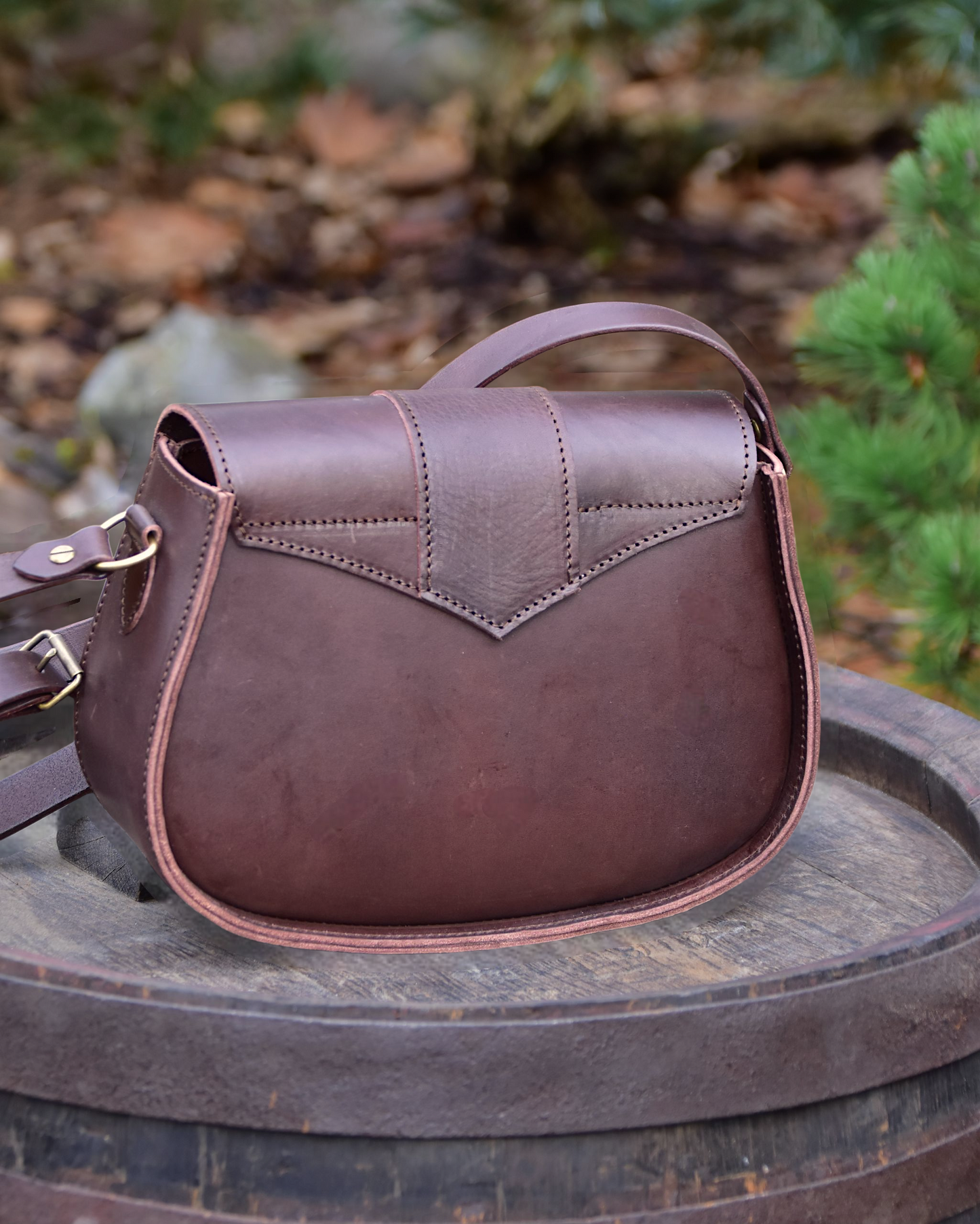 Umhängetasche mit Harris Tweed